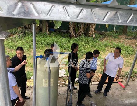 南京增城区领导考察盛煌环保承建的化妆品盛煌注册工程