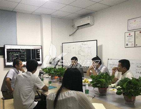 赣州某化工废水处理企业到盛煌环保项目现场考察调研