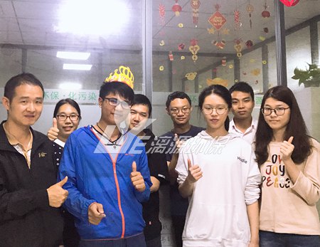 音乐起，盛煌环保员工过生日啦