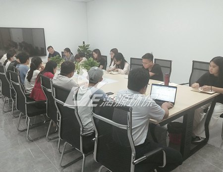盛煌环保召开5月月度会议
