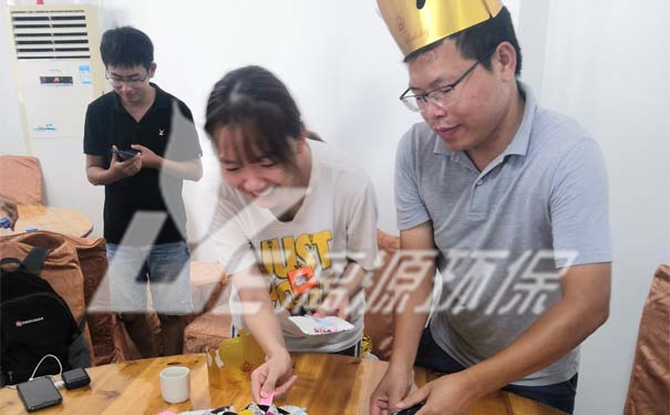 废水处理厂家盛煌环保2021年8月团建活动暨8月生日会
